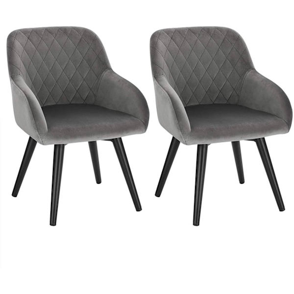 Rootz sæt med 2 børnestole - Børnesæder - Småbørnsstole - Ergonomisk design - Holdbar fløjl - Let at rengøre - 37,5 cm x 55 cm x 38 cm