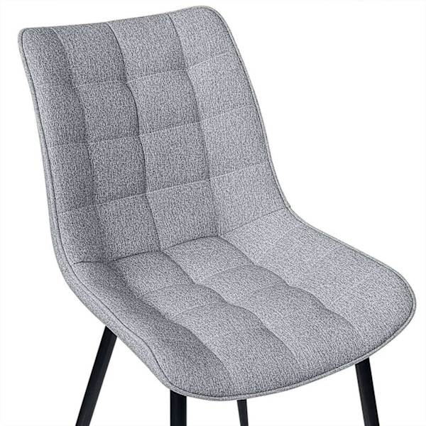 Rootz Set med 4 matstolar - Moderna köksstolar - Snygga sittplatser - Slitstark metallstomme - Ergonomisk komfort - Golvskydd - 46 x 40,5 cm Sitsstorl