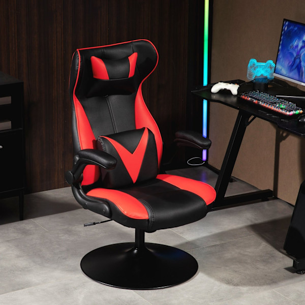 Rootz Gaming Chair - Swivel Chair - Ergonomic Rocking Chair - Justerbar komfort - 67 x 71 x 112 cm