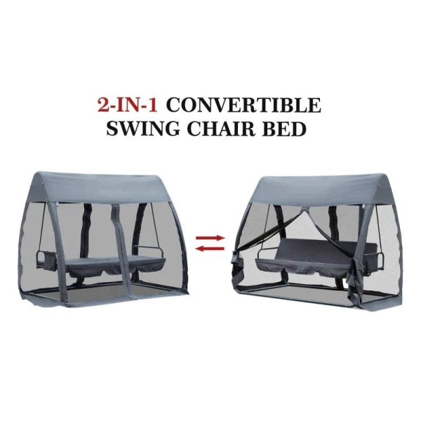 Rootz Swing Chair Lounger - Gyngebænk - Gyngestol Seng - Havesen