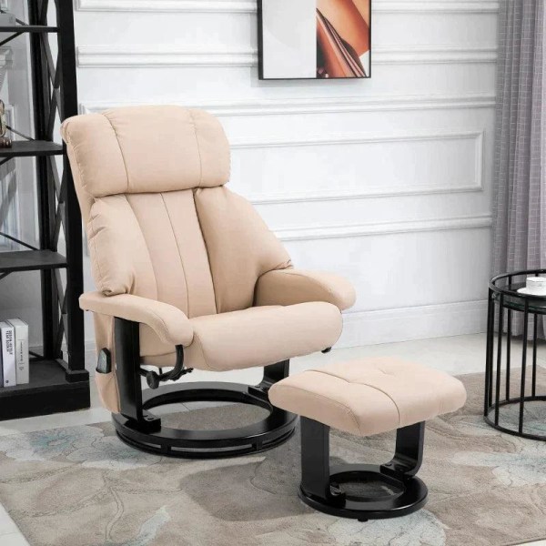 Rootz Massagestol - Avslappningsstol med liggfunktion - Tv-stol