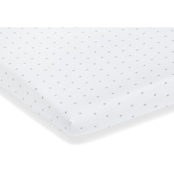 Rootz Twin Pack Fitted Cot Sheets - Jersey Cot Sheets - Baby Bedark - Skinvenligt stof - 140 cm x 70 cm