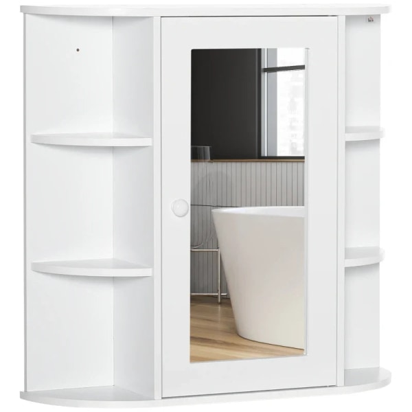 Rootz peilikylpyhuonekaappi - 8 lokeroa - Peiliovet - Seinäkaapp