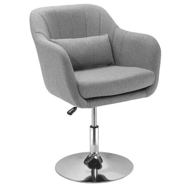 Rootz arbetspall - Snurrstol - Bänkstol - Barstol - Justerbar i höjdled - 360° vridbar - Maximal komfort - 60W x 60D x 79-91H cm - Linneliknande polye