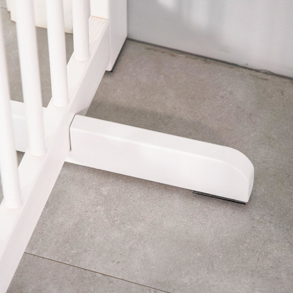 Rootz Dog Turvaportti - Wit - Dennenhout - 86,61 cm x 14,17 cm x 35,82 cm