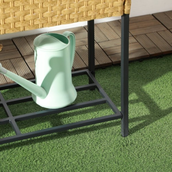 Rootz Upphöjd bäddplanterare Trädgårdsbädd - Förhöjd plantering - Utomhusplanterare - Slitstark PE-rotting - Ergonomisk design - Mångsidiga plantering