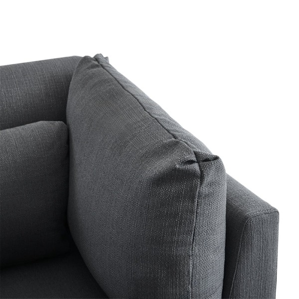 Rootz Modern 3-sæders hjørnesofa - Komfortabel sofa - Ergonomisk sofa - Rygstøtte - 220L x 157P x 81H cm