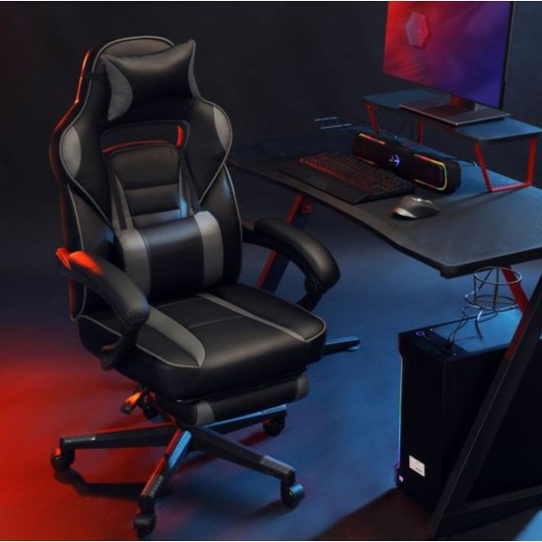 Rootz Gaming tuoli - Työtuoli - Kääntyvä tuoli - Jalkatuki - Nis bd66 |  Fyndiq