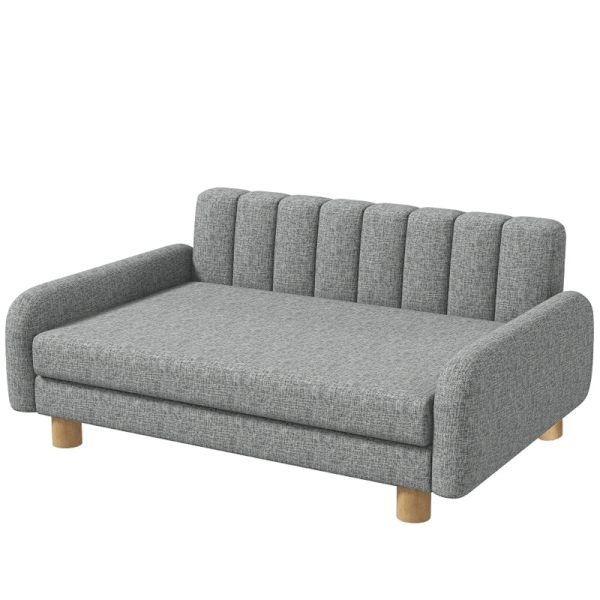 Rootz PawHut koiransänky - Lemmikkien lepotuoli - Koiran tyyny - Pehmeä tyyny - Pestävä päällinen - Liukumattomat jalat - 94W x 61D x 40K cm