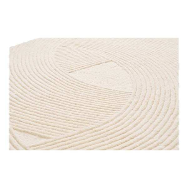 Rootz Hand Tufted Rug - Norsunluu matto - Beige -villamato - Ylellinen lämpö - 160 cm x 230cm x 1cm