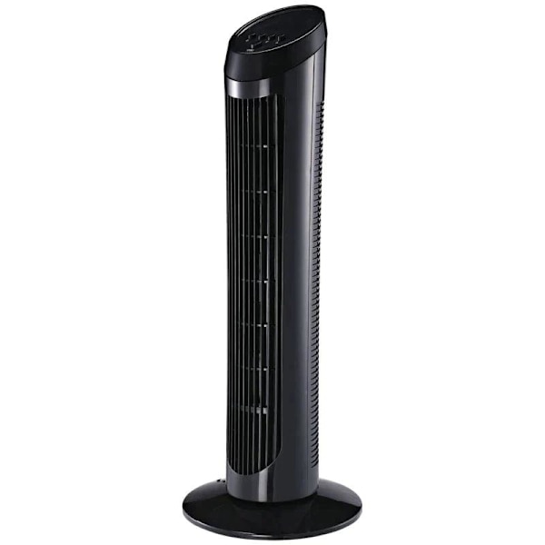Rootz Tower tuuletin - Pylvästuuletin - Lattiatuuletin - 3 ilmanvaihtotasoa - Oscillation ABS - Musta