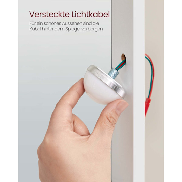 Rootz White spånplade sminkebord - Vanity Desk - Makeup Bord - Rummelig opbevaring - 40 cm x 100 cm x 145 cm