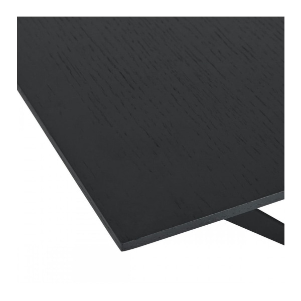 Rootz Matbord - Expanderbart bord - Modernt matbord - Svartlackerad ekfaner - Slitstarkt & Sofistikerat - 200/250cm x 100cm x 76cm
