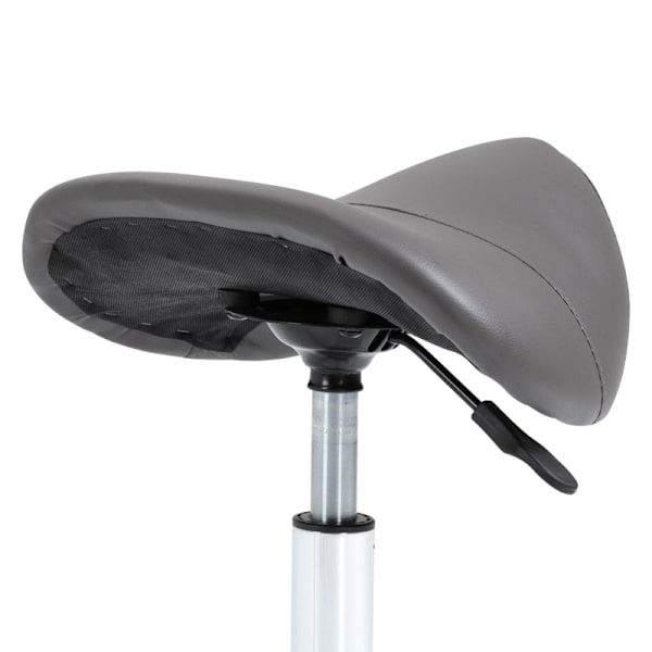 Rootz Rolling Pall - Ergonomisk stol - Justerbar pall - Professionell användning - Främjar hållning - Jämn rörlighet - 52cm x 53cm x 49-61cm - Imitera