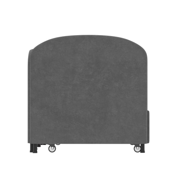 Rootz SOFA -säng med lådor - Tvillingstorlek klädd - Velvet SOFA - Extra förvaring - 210 cm x 99 cm x 82,5 cm