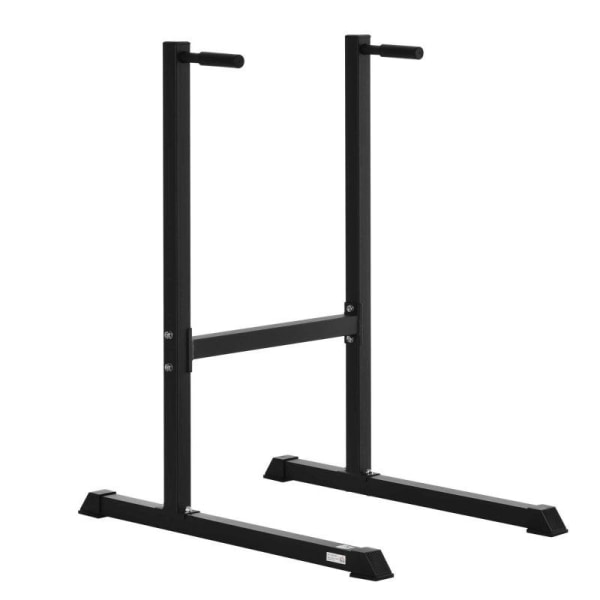 Rootz Dip Station - Dip Stand - Abdominal Trainer - Sort - 104 x 70,5 x 122 cm