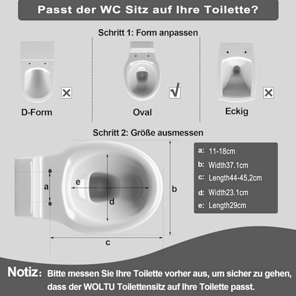 Rootz Soft Close Toalettsits - Ovalt O-format toalettlock - Duroplast - Guldglitter - 37,1 cm x 45,5 cm - Tyst stängning - 175 kg Kapacitet