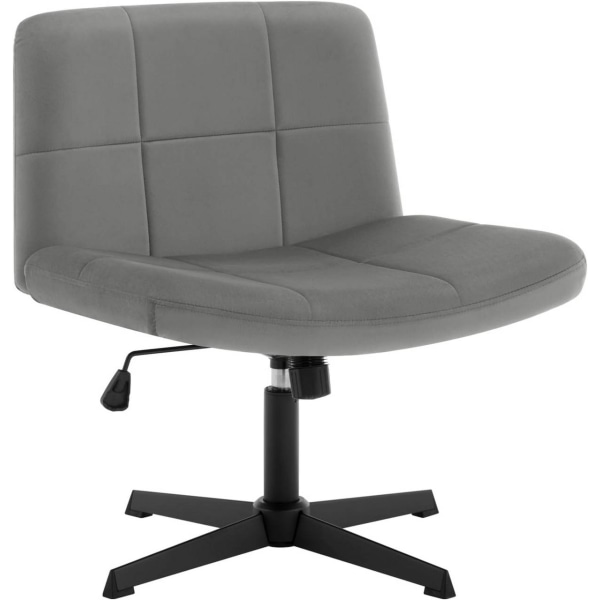Rootz Wide Seat Velvet Kontorsstol - Ergonomisk skrivbordsstol -