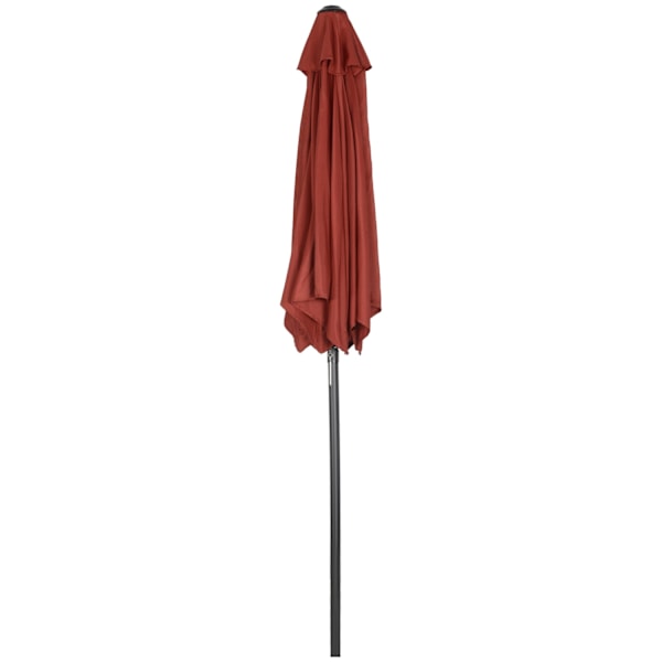 Rootz Parasol Paraply - Beach Screen - Balkon Shade - Quick Open - Ø1.96 X 2,04M - Rød
