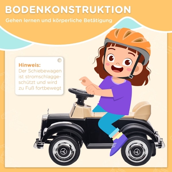 Rootz Ride-On-barnbil - Elbil för barn - Leksaksfordon - Förvaringsutrymme - Anti-rollover-enhet - 77,5 cm x 41,5 cm x 45 cm - Plast och metall - Svar