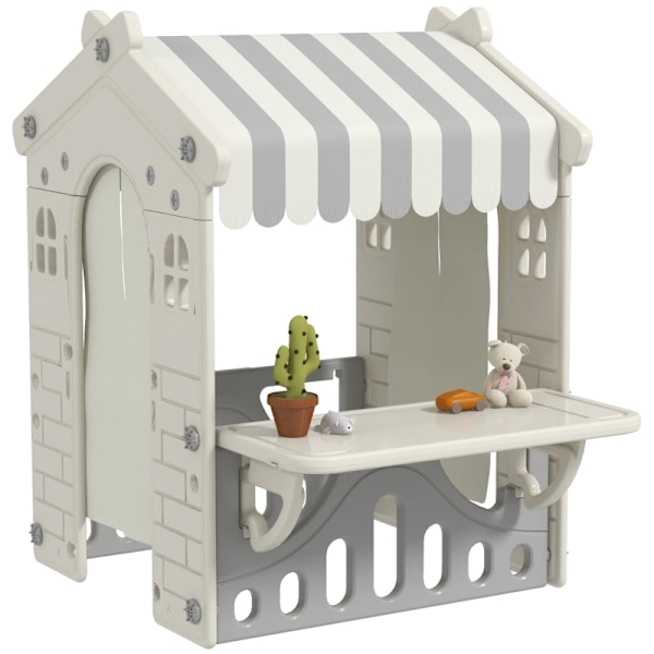 Rootz Kids Playhouse - Legetelt til børn - Indendørs Legehus - HDPE Materiale - 108cm x 80cm x 111cm