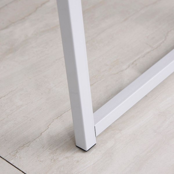 Rootz Desk - Foldable Desk - Bookcase - 4 Levels - Computer Desk - Processed Wood - Metal - White - Oak