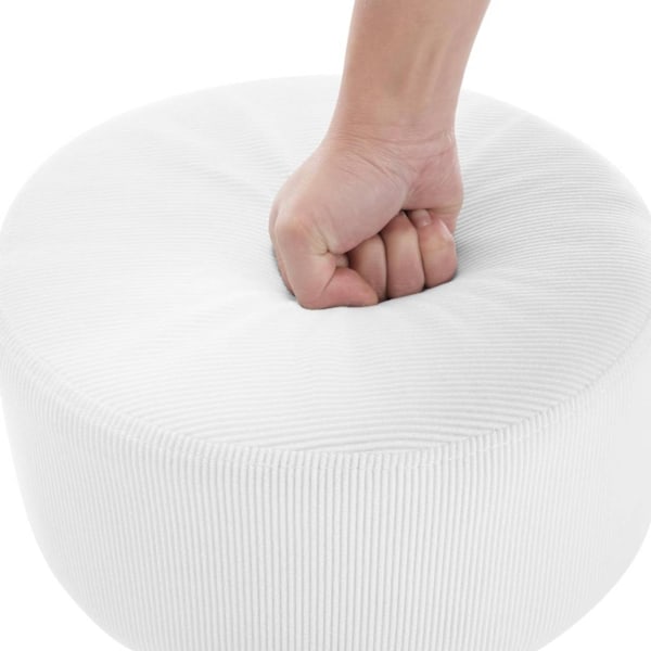 Rootz Corduroy justerbar svängbar pall - Sminkstol - Möbelsittplatser - Andningsbar sits - 33,5 cm x (52-67 cm) x 33,5 cm
