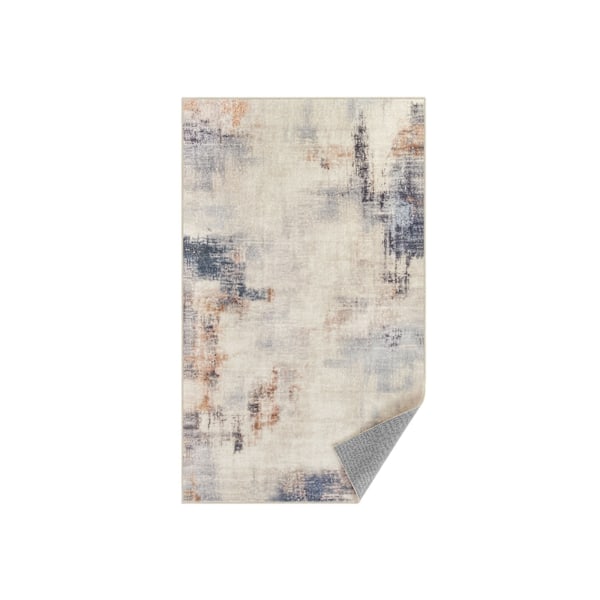 Rootz Carpet - Maskinvaskbart tæpper - Brown Area Mat - Let vedligeholdelse - 92 cm x 153 cm