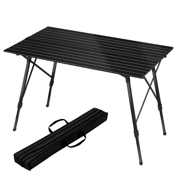Rootz aluminium campingbord - bærbart klapbord - justerbart picn