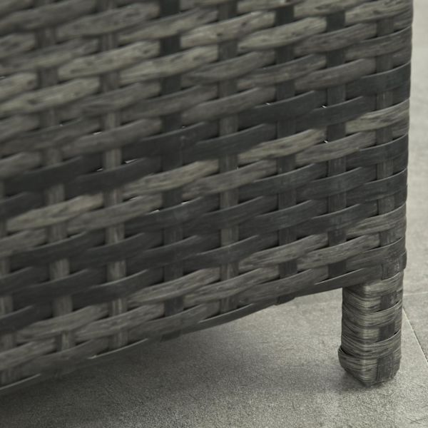 Rootz Lounge Sohva 2-istuttava - Harmaa - Pe, metalli, polyesteri - cm x 50,59 cm x 36,61 cm