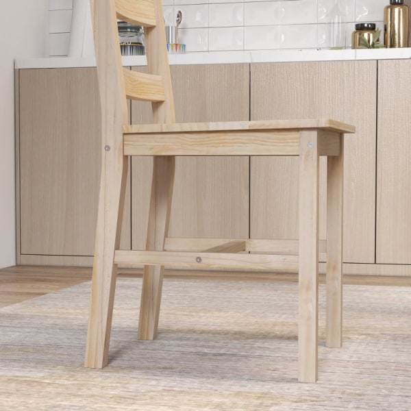 Rootz 5-delad matbordsset - Matsalsmöbler - Matsalsset i furu - Utrymmesbesparande design - Högkvalitativa material - Golvskydd - Bord: 118L x 73W x 7