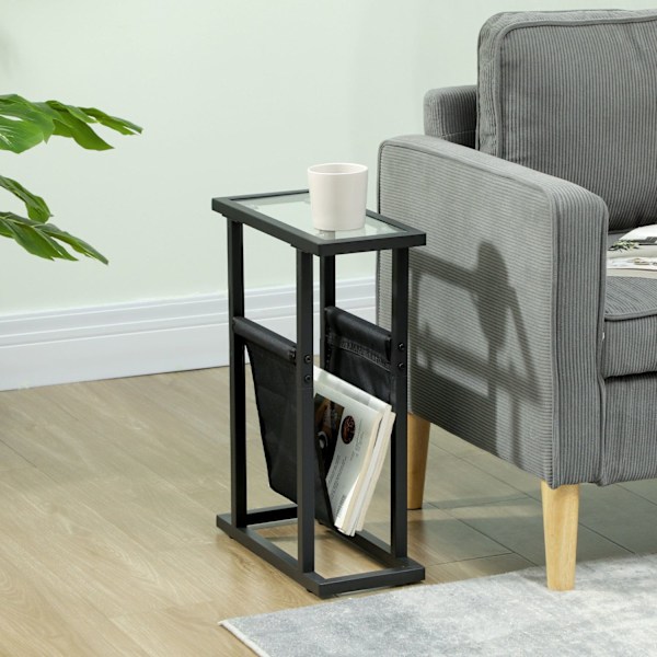 ROTZ METAL SIDA TABLE - SLIM TABLE - MRINT SPACE TABLE - GASS TOPP, TABGE PAG, STABILITET - 40 cm x 18 cm x 55,5 cm