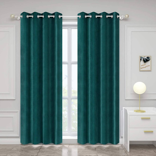 Rootz Premium -pimennysverhot - Huoneen tummuvat verhot - Yksityisyysverhot - Valoa estävät, energiaa säästävät, melua vaimentavat - 140cm x 225cm/245