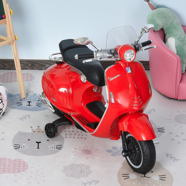 Rootz scooter elektrisk børne motorcykel rød - Rød - Pp, Stål -