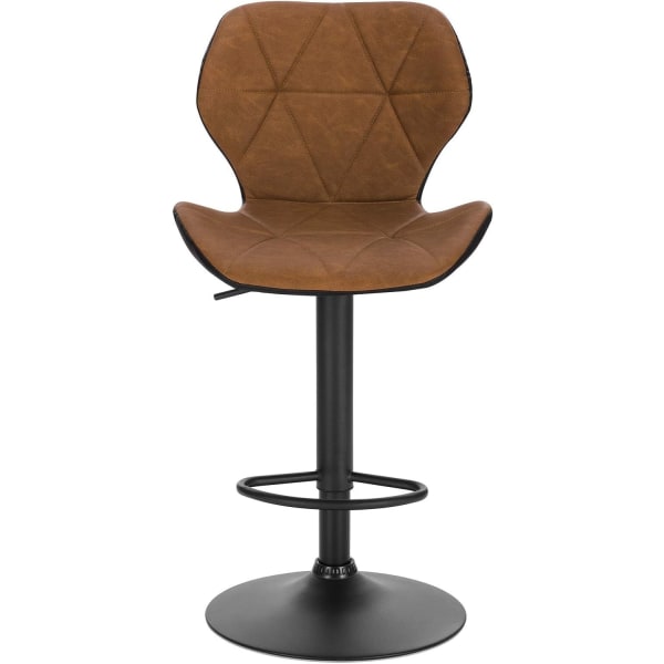 Rootz justerbara barstolar - Bänkstolar - Snurrstolar - Hög komfort - Modern design - Hållbar konstruktion - 47cm x 39cm x 90-112cm