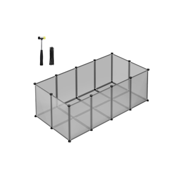 Rootz DIY Grey Storage Cube Organizer - Plasthylla - Modulära hy