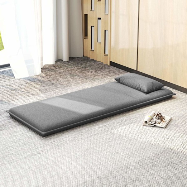 Rootz 3 -i -1 Justerbar gulvstol - Chaise Lounge - Gæsteseng - 6 -positionskomfort - Faux læder - 75 cm x 81 cm x 68 cm