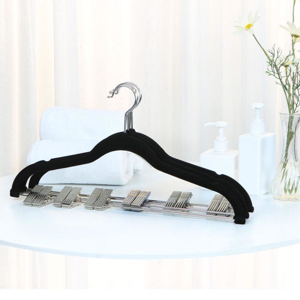 Rootz Clip Hanger - Buksebøjle - Fløjlsbuksebøjler - Metal Clip