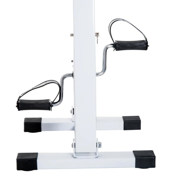 Rootz Movement Trainer - Pedal Trainer - Motionscykeltræner - Hjem - Gym - Stål - Hvid - 40 x 42,5 x 100 cm