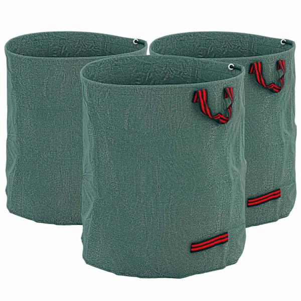 Rootz 3 Pack Garden Bag - Bladpose - Affaldssæk - Vandtæt UV -beskyttelse - Ø67 x 76H CM - 272L KAPACITION