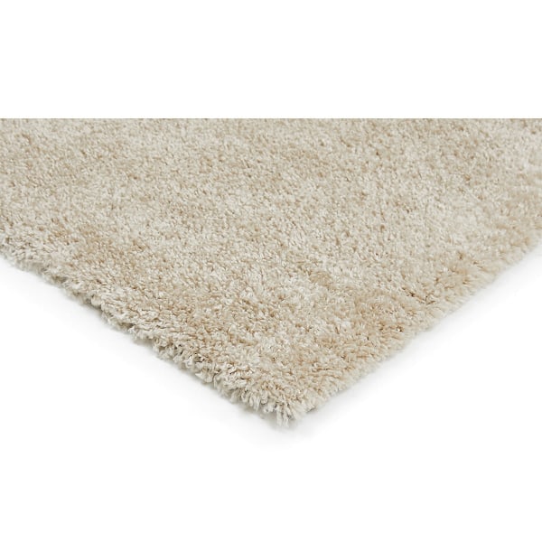 Rootz Shaggy Rug Beige - Fluffy Carpet - Luksuriøs gulvmåtte - Polypropylen med nemme pleje - 170 x 120 x 4 cm