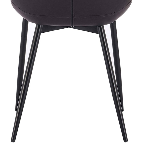 Rootz Set med 4 matstolar - Köksstolar - Moderna sittplatser - Slitstark, bekväm, lätt att rengöra - konstläder - 46 cm x 40,5 cm x 85,5 cm