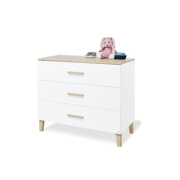 Rootz Nursery 'Lumi' Sæt - Tremmeseng - Juniorseng - Cabriolet - Eg fødder - Tremmeseng: 145x77x84cm, Garderobe: 110x56x189cm, Enhed: 110x77/56x101cm
