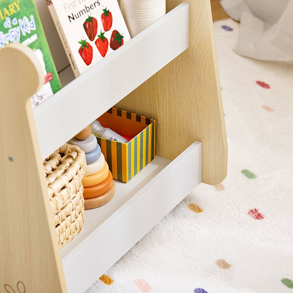 Rootz Kids 3-rums skab - Legetøjsopbevaring - MDF-materiale - 50 cm x 53 cm x 40 cm - 6,3 kg - 15 kg bæreevne