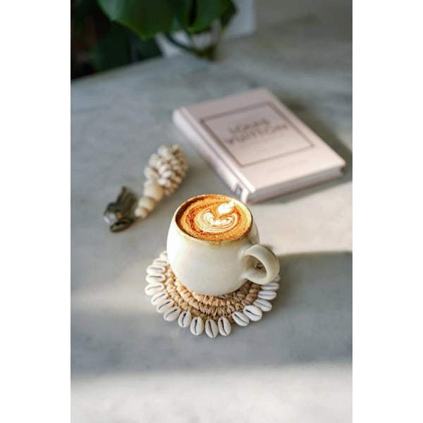 Rootz Cascais muggset om 6 - Kaffekoppar - Keramiska muggar - Spånsäkra - 12cm x 8cm x 9cm