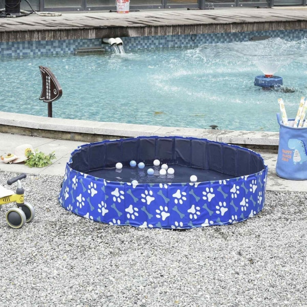 Rootz Dog Bath - sininen - PVC, komposiittipaneeli - 14,17 cm x