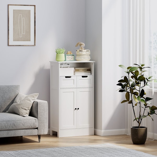 Rootz badeværelse skab - opbevaringsenhed - arrangør - justerbar hylde - 60 x 30 x 109 cm