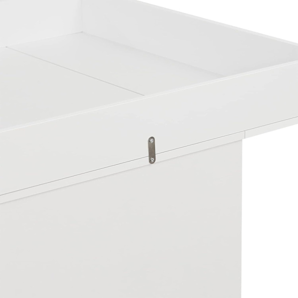 Rootz 2-i-1 puslebord - Vuggekommode - Opbevaringsenhed - Komfortabel højde - Sikkert design - Rigelig opbevaring - 80 cm x 48 cm x 78 cm