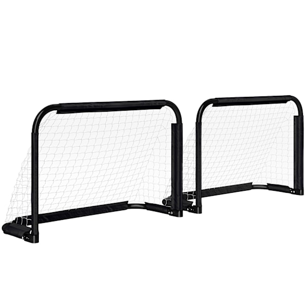 Rootzin jalkapallo -maalisarja - Mini -jalkapallo -tavoitteet - taitettava metallikehys - helppo kuljetus - 90 cm x 36cm x 60cm