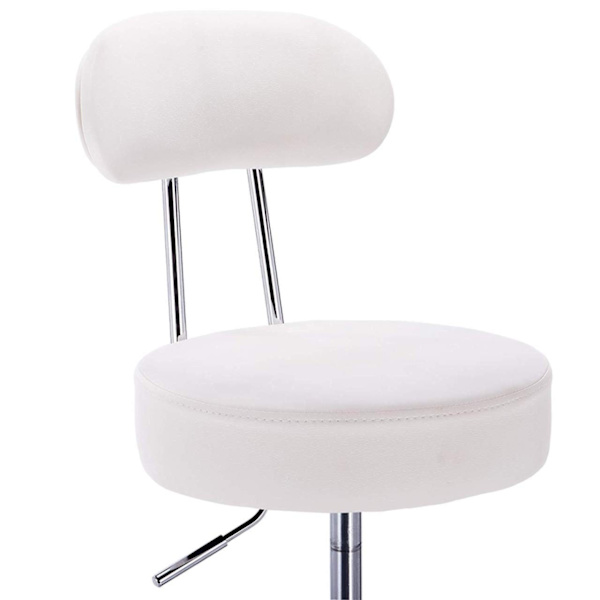 Rootz Arbejdstaburet BH34 - Rulleskammel - Kontorstol - Ergonomisk design - Justerbar højde - Holdbar konstruktion - 75cm x 35cm x 87cm
